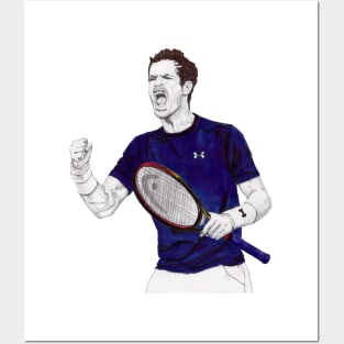 Tennis Andy Murray Posters and Art